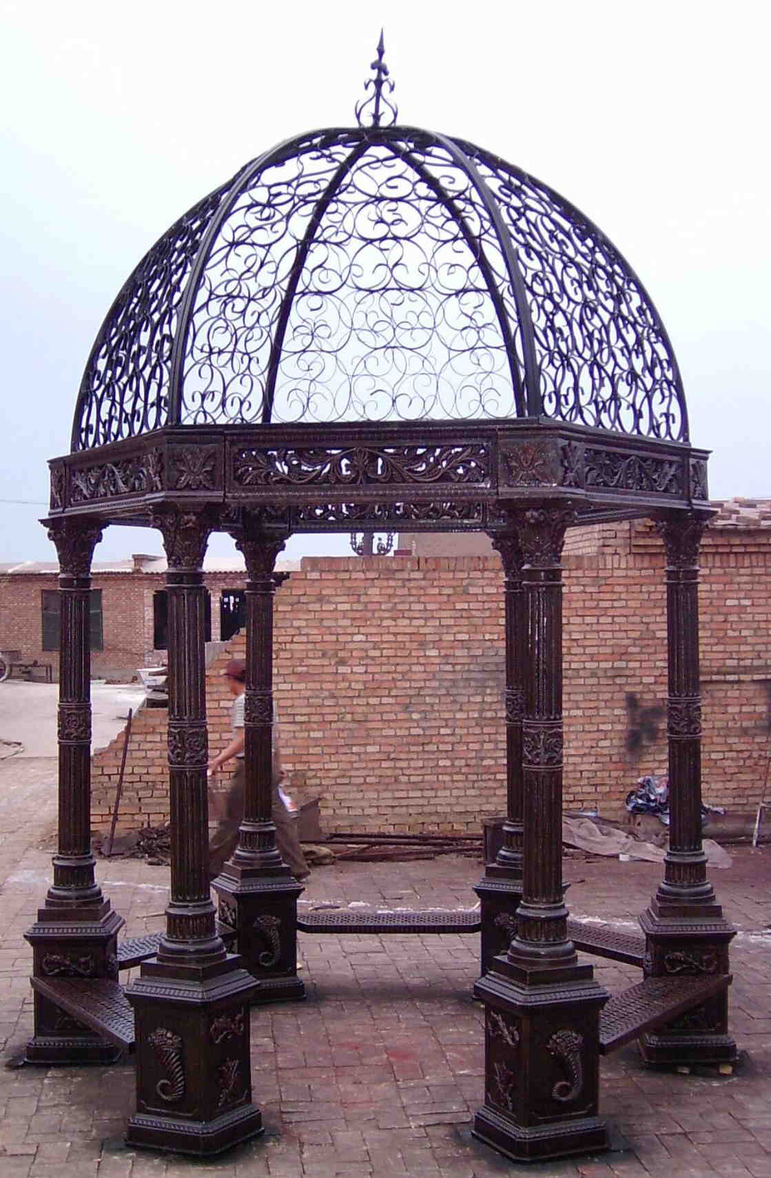 Pavillon sechseckig